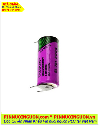 Tadiran SL-761 (thép hàn 3 chấu); Pin nuôi nguồn Tadiran SL-761 lithium 3.6v 2/3AA 1450mAh _Xuất xứ Israel